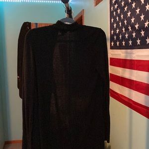 Black cardigan